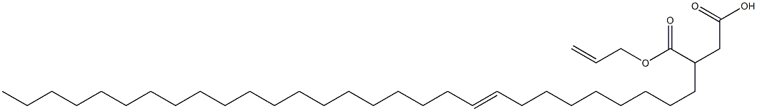 3-(9-Nonacosenyl)succinic acid 1-hydrogen 4-allyl ester Struktur