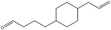 4-[4-(2-Propenyl)cyclohexyl]butanal Struktur