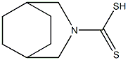 3-Azabicyclo[3.2.2]nonane-3-dithiocarboxylic acid Struktur