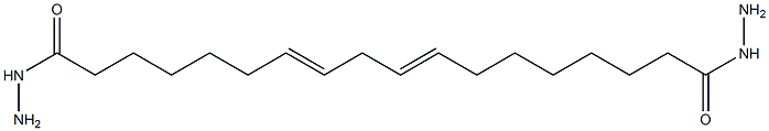 7,10-Octadecadienedioic acid dihydrazide Struktur