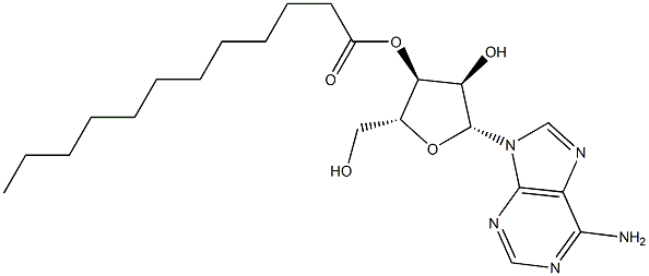 3'-O-Dodecanoyladenosine Struktur