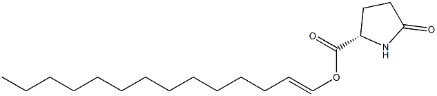 (S)-5-Oxopyrrolidine-2-carboxylic acid 1-tetradecenyl ester Struktur