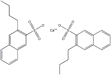 Bis(3-butyl-2-naphthalenesulfonic acid)calcium salt Struktur