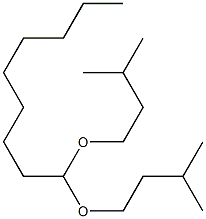 Nonanal di(3-methylbutyl)acetal Struktur