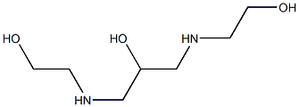 1,3-Bis(2-hydroxyethylamino)-2-propanol Struktur