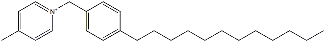 1-(4-Dodecylbenzyl)-4-methylpyridinium Struktur