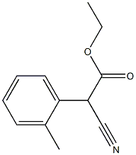 (2-Methylphenyl)cyanoacetic acid ethyl ester Struktur