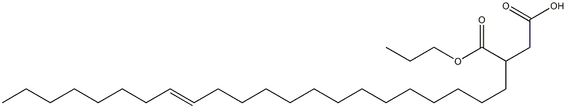 3-(14-Docosenyl)succinic acid 1-hydrogen 4-propyl ester Struktur