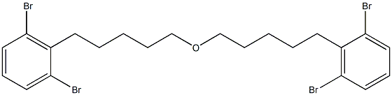 2,6-Dibromophenylpentyl ether Struktur