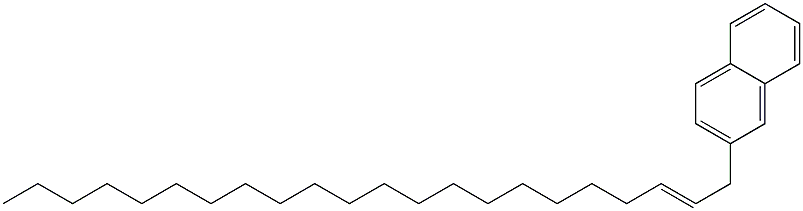 2-(2-Docosenyl)naphthalene Struktur