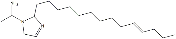 1-(1-Aminoethyl)-2-(10-tetradecenyl)-3-imidazoline Struktur