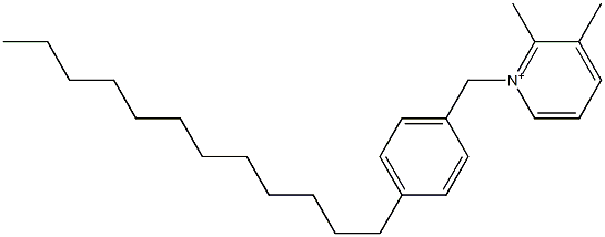 1-(4-Dodecylbenzyl)-2,3-dimethylpyridinium Struktur