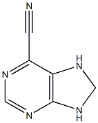 8,9-Dihydro-7H-purine-6-carbonitrile Struktur