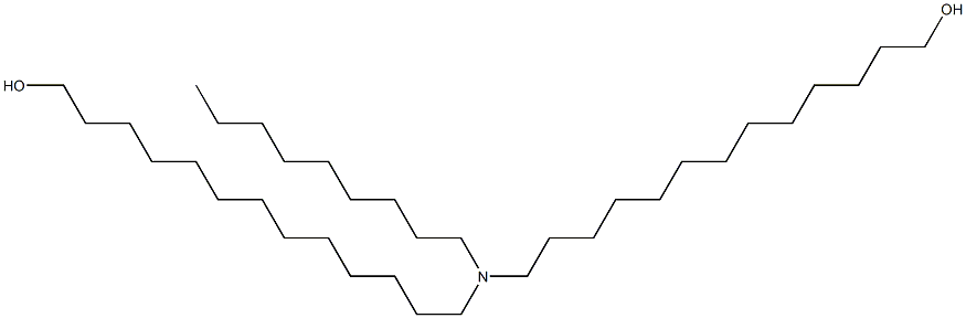 13,13'-(Nonylimino)bis(1-tridecanol) Struktur