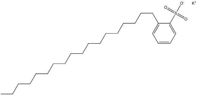 2-Octadecylbenzenesulfonic acid potassium salt Struktur