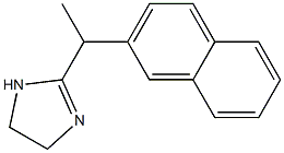 4,5-Dihydro-2-[1-(2-naphthalenyl)ethyl]-1H-imidazole Struktur