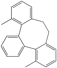 6,6''-Dimethyl-2,2''-ethano-1,1':2',1''-terbenzene Struktur