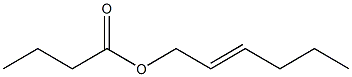 Butyric acid 2-hexenyl ester Struktur