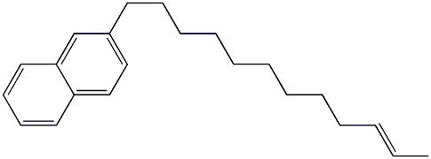 2-(10-Dodecenyl)naphthalene Struktur