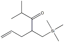 2-Methyl-4-trimethylsilylmethyl-6-hepten-3-one Struktur