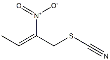 (Z)-1-Thiocyanato-2-nitro-2-butene Struktur