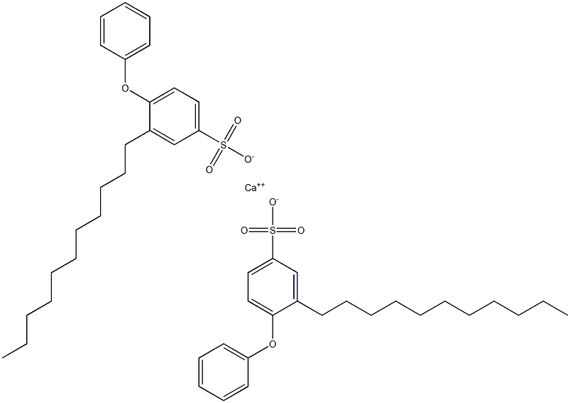 Bis(4-phenoxy-3-undecylbenzenesulfonic acid)calcium salt Struktur