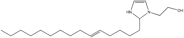 2-(5-Pentadecenyl)-4-imidazoline-1-ethanol Struktur