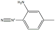 2-Amino-4-methylbenzenediazonium Struktur