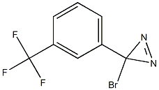 3-Bromo-3-(m-trifluoromethylphenyl)-3H-diazirine Struktur