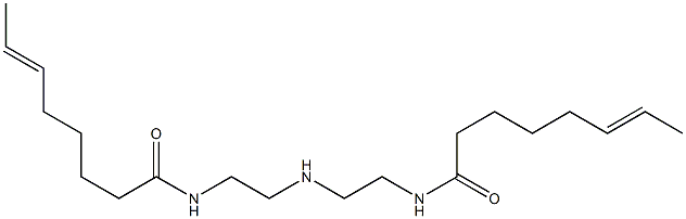 N,N'-[Iminobis(2,1-ethanediyl)]bis(6-octenamide) Struktur