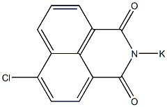 6-Chloro-2,3-dihydro-2-potassio-1H-benzo[de]isoquinoline-1,3-dione Struktur