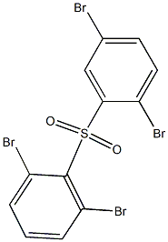 2,5-Dibromophenyl 2,6-dibromophenyl sulfone Struktur