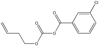 3-Chlorophenylcarbonyloxyformic acid 3-butenyl ester Struktur