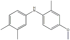 N-(4-Methoxy-2-methylphenyl)-3,4-xylidine Struktur