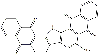 6-Amino-16H-dinaphtho[2,3-a:2',3'-i]carbazole-5,10,15,17-tetrone Struktur