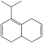 1,4,4a,5-Tetrahydro-8-isopropylnaphthalene Struktur