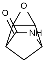 3-Oxa-6-azatricyclo[3.2.1.02,4]octan-7-one Struktur