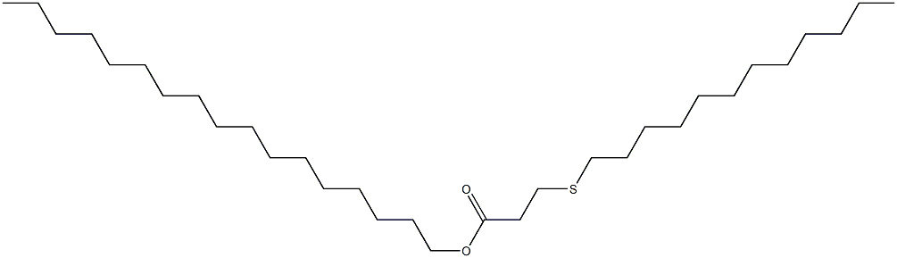 3-(Dodecylthio)propionic acid heptadecyl ester Struktur