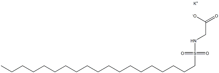 N-Nonadecylsulfonylglycine potassium salt Struktur