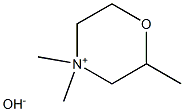 2,4,4-Trimethylmorpholinium hydroxide Struktur