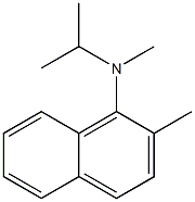 N-Isopropyl-N-methyl-2-methylnaphthalen-1-amine Struktur