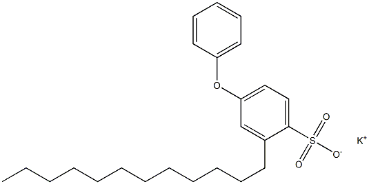 4-Phenoxy-2-dodecylbenzenesulfonic acid potassium salt Struktur