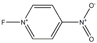 1-Fluoro-4-nitropyridinium Struktur