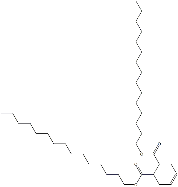 4-Cyclohexene-1,2-dicarboxylic acid dipentadecyl ester Struktur