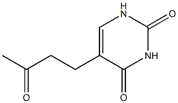 5-(3-Oxobutyl)uracil Struktur