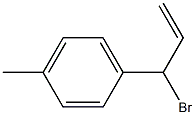 1-(1-Bromoallyl)-4-methylbenzene Struktur