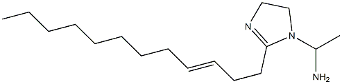 1-(1-Aminoethyl)-2-(3-dodecenyl)-2-imidazoline Struktur