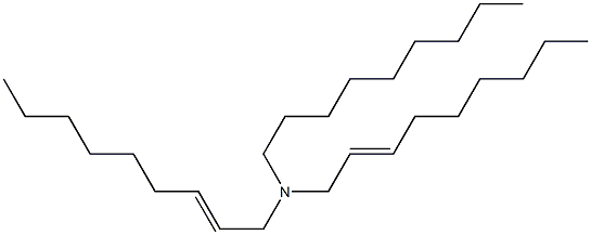 N-Nonyldi(2-nonenyl)amine Struktur