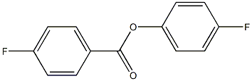 4-Fluorobenzoic acid (4-fluorophenyl) ester Struktur