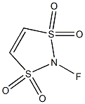 2-Fluoro-1,3,2-dithiazole 1,1,3,3-tetraoxide Struktur